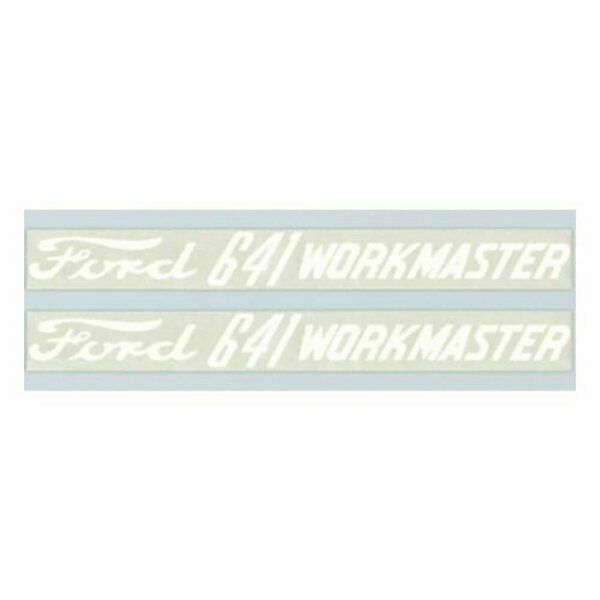 Aftermarket New Hood Decal Set Fits Ford Tractor 641 Workmaster F520H